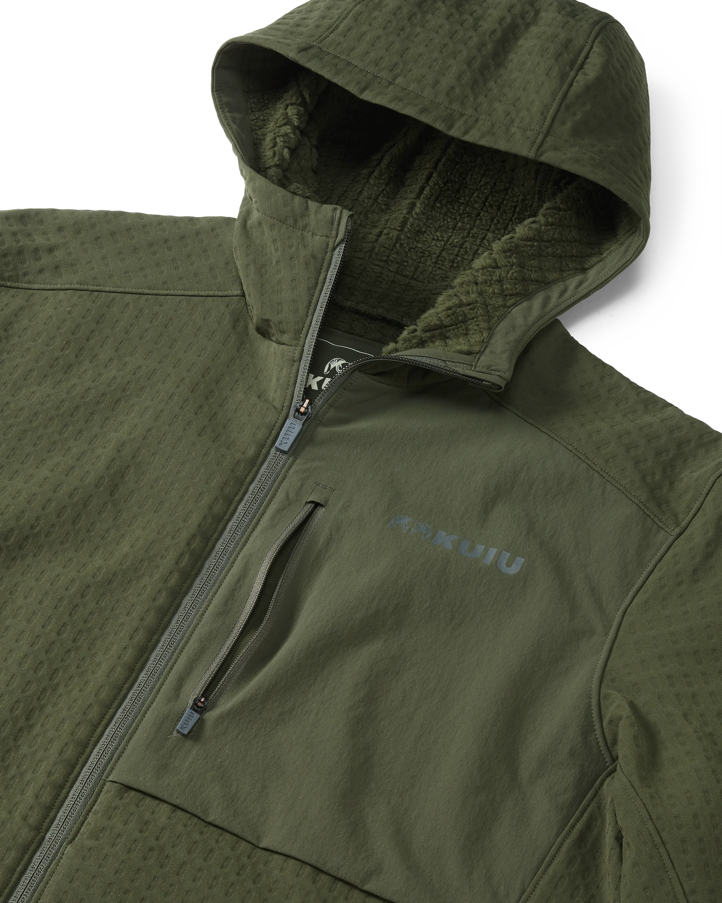 Blockfield Fleece Hoodie | Wildwood - Image 3