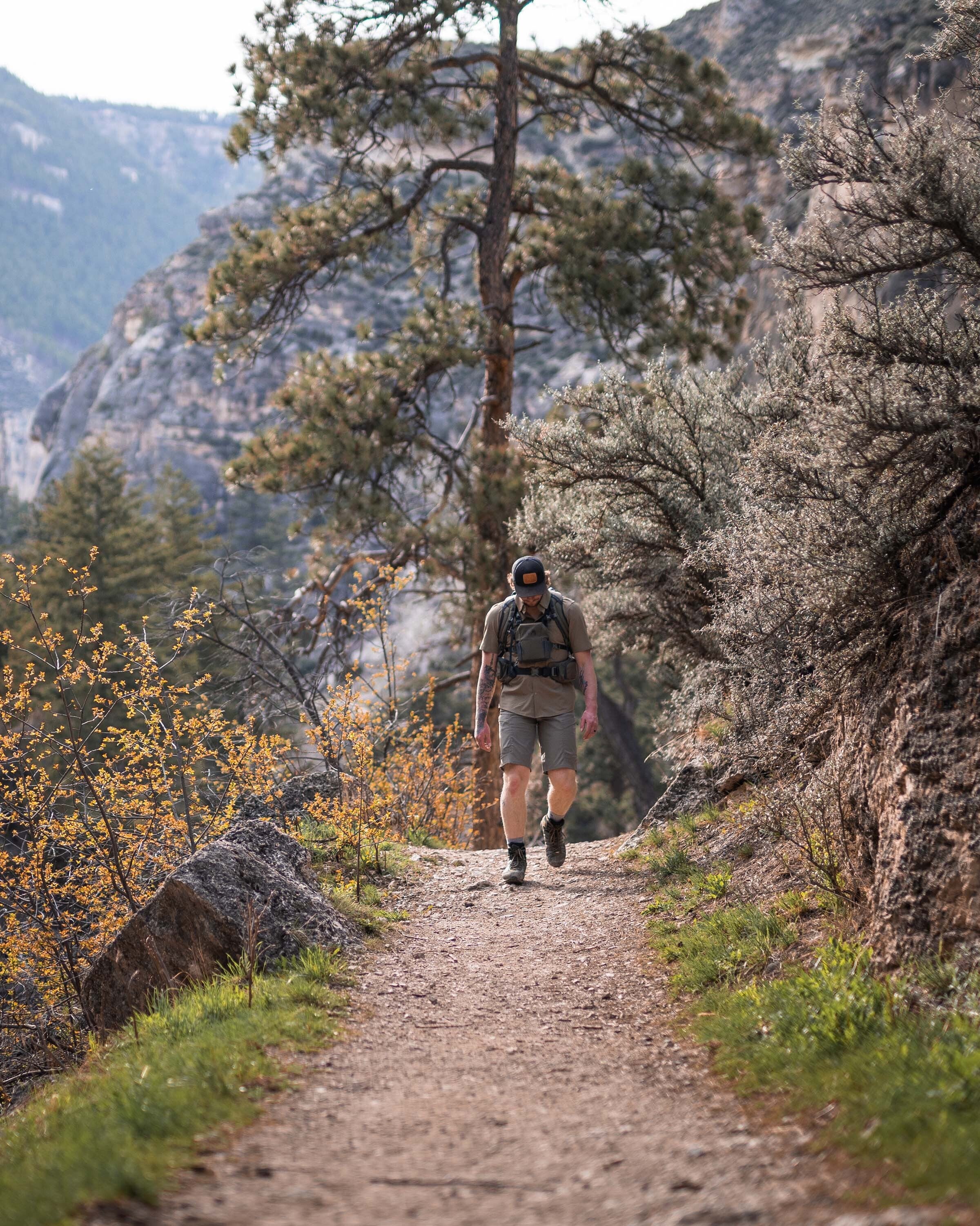 Mesa Vented SS Snap Shirt Topo | Glacier Topo Print - Image 7