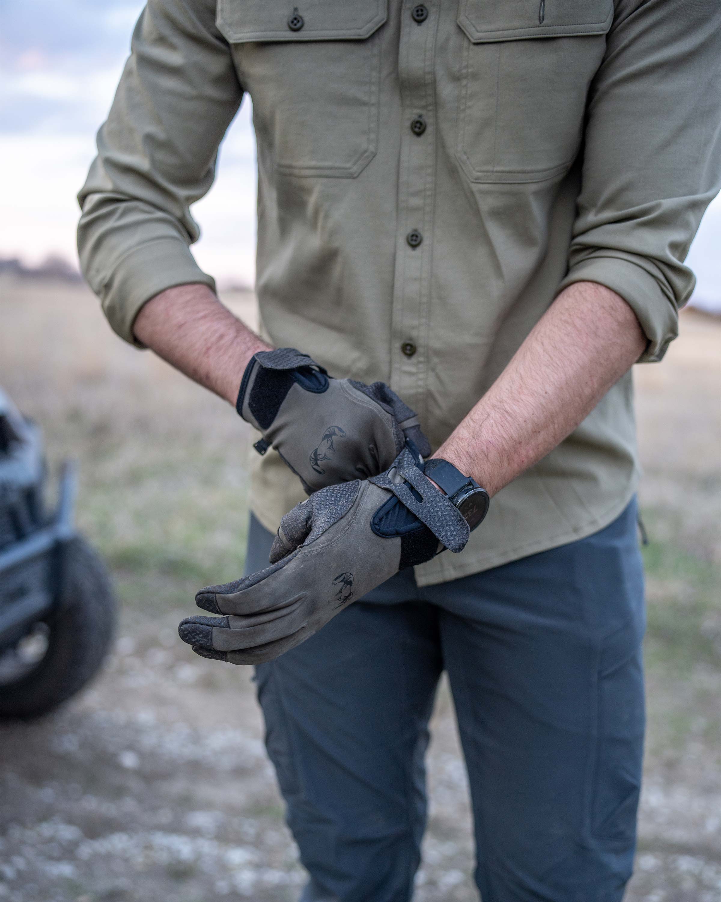 Motive LS Workgrade Shirt | Stone - Image 4