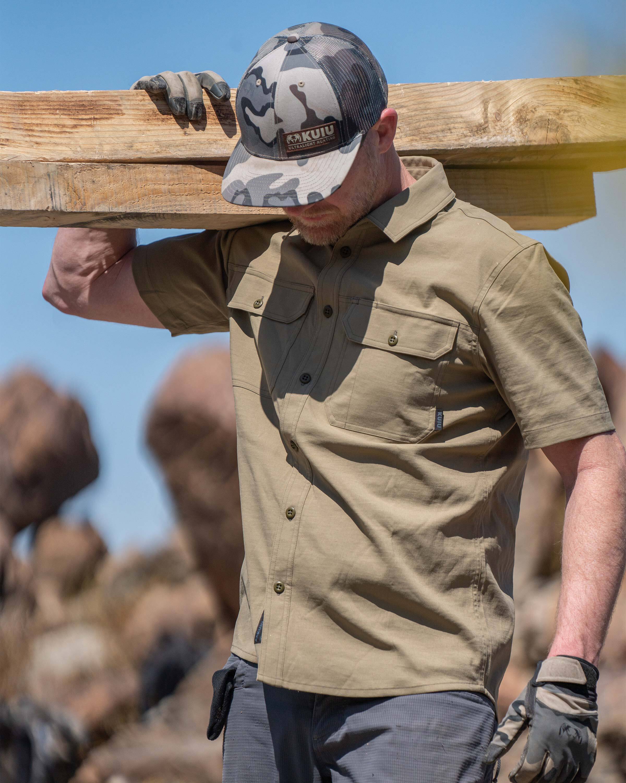 Motive SS Workgrade Shirt | Stone - Image 5