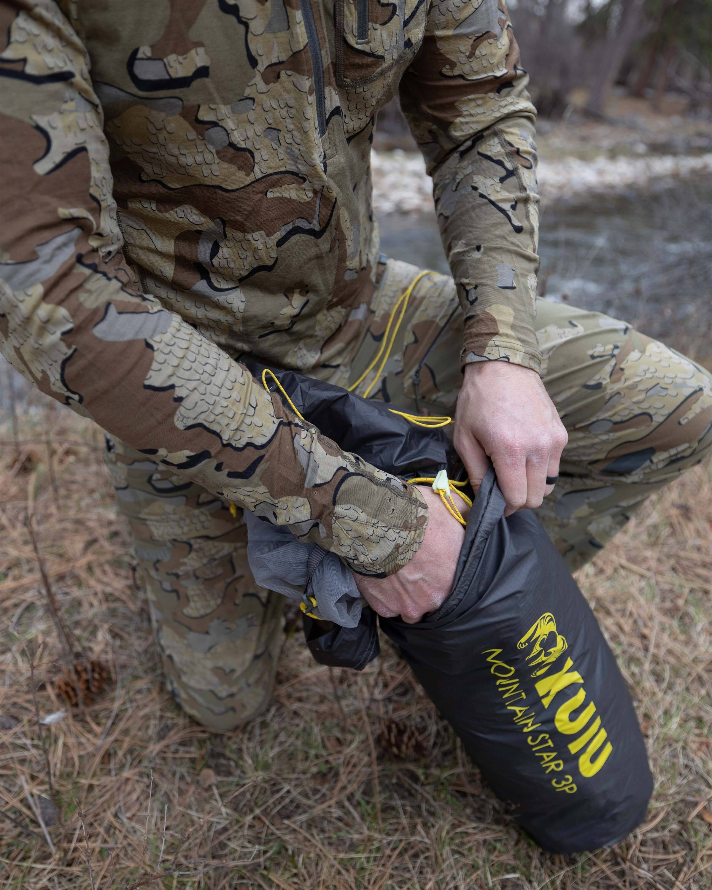 Mountain Star 3 Person Tent | Gunmetal-Camel - Image 11