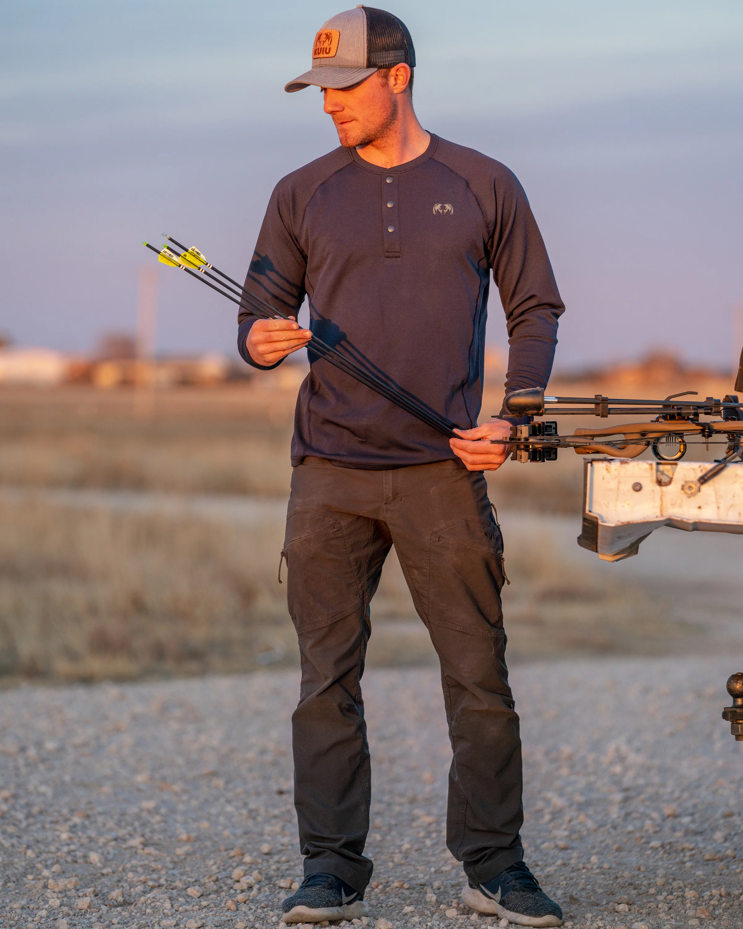 PRO Merino 200 Henley | Ash - Image 6