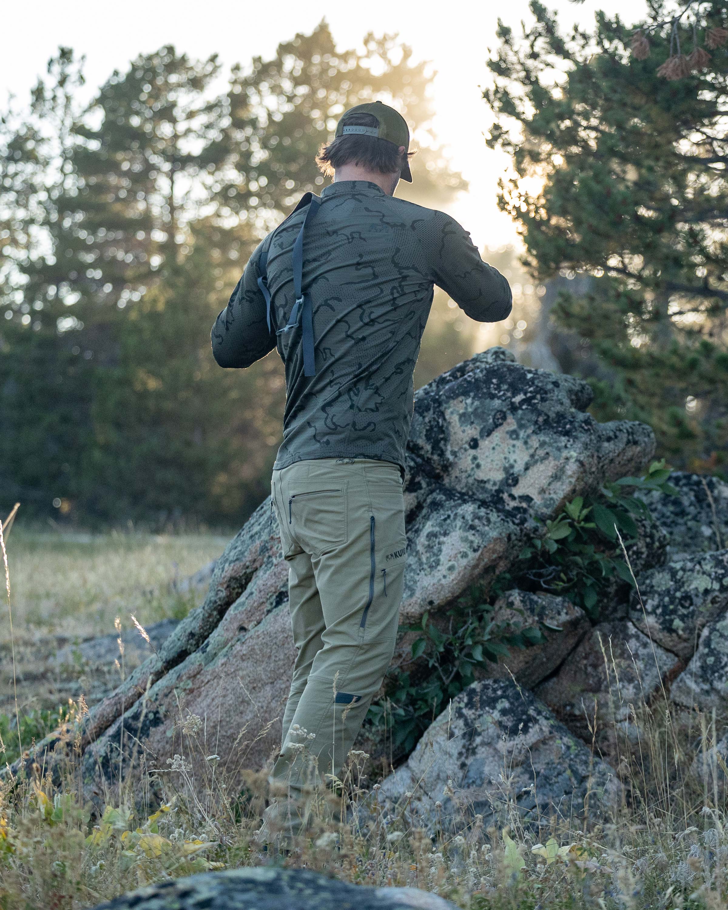 Ridgepoint Fleece Henley | Olive Tonal - Image 6