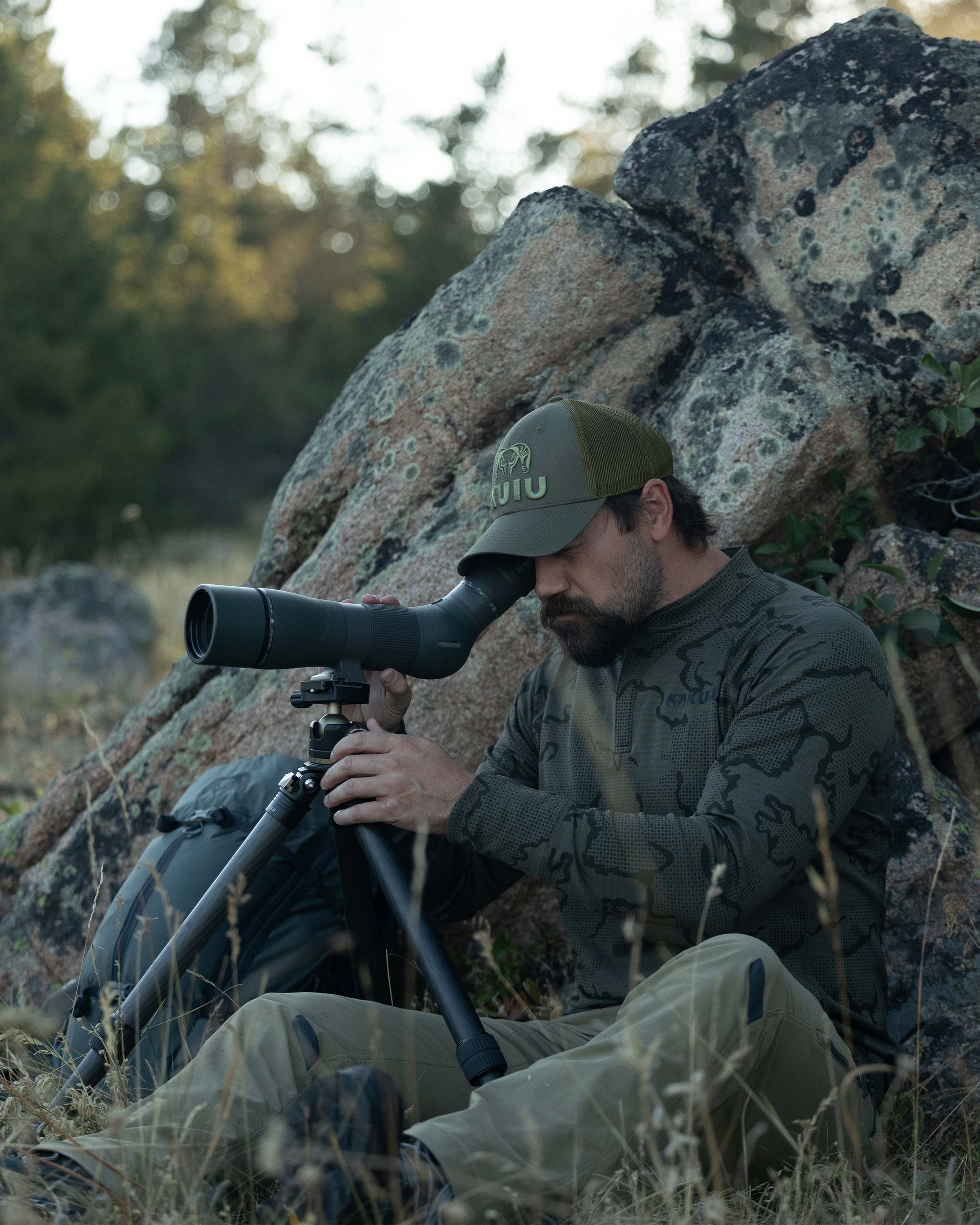 Ridgepoint Fleece Henley | Olive Tonal - Image 7