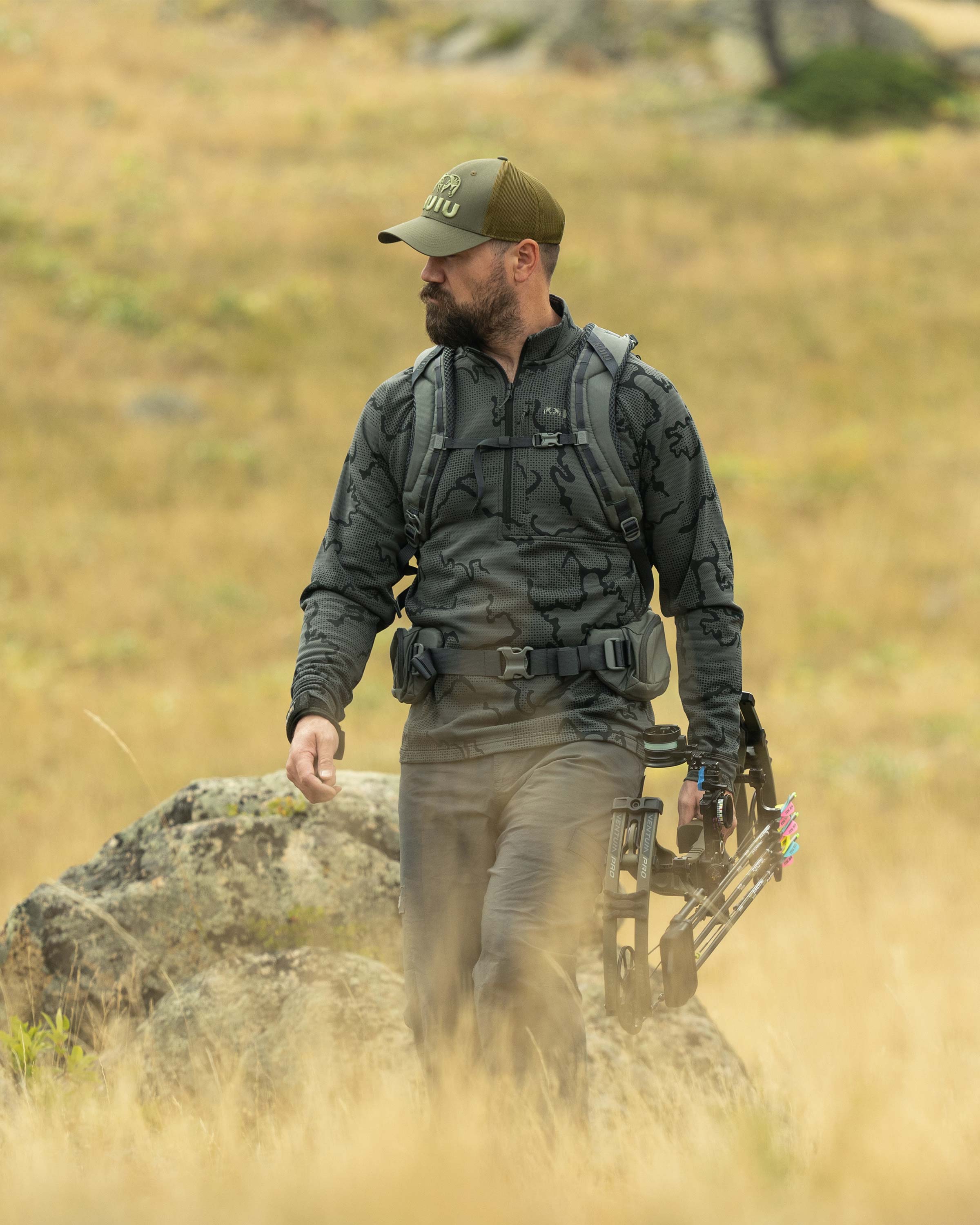 Ridgepoint Fleece Zip-T | Ash Tonal - Image 4