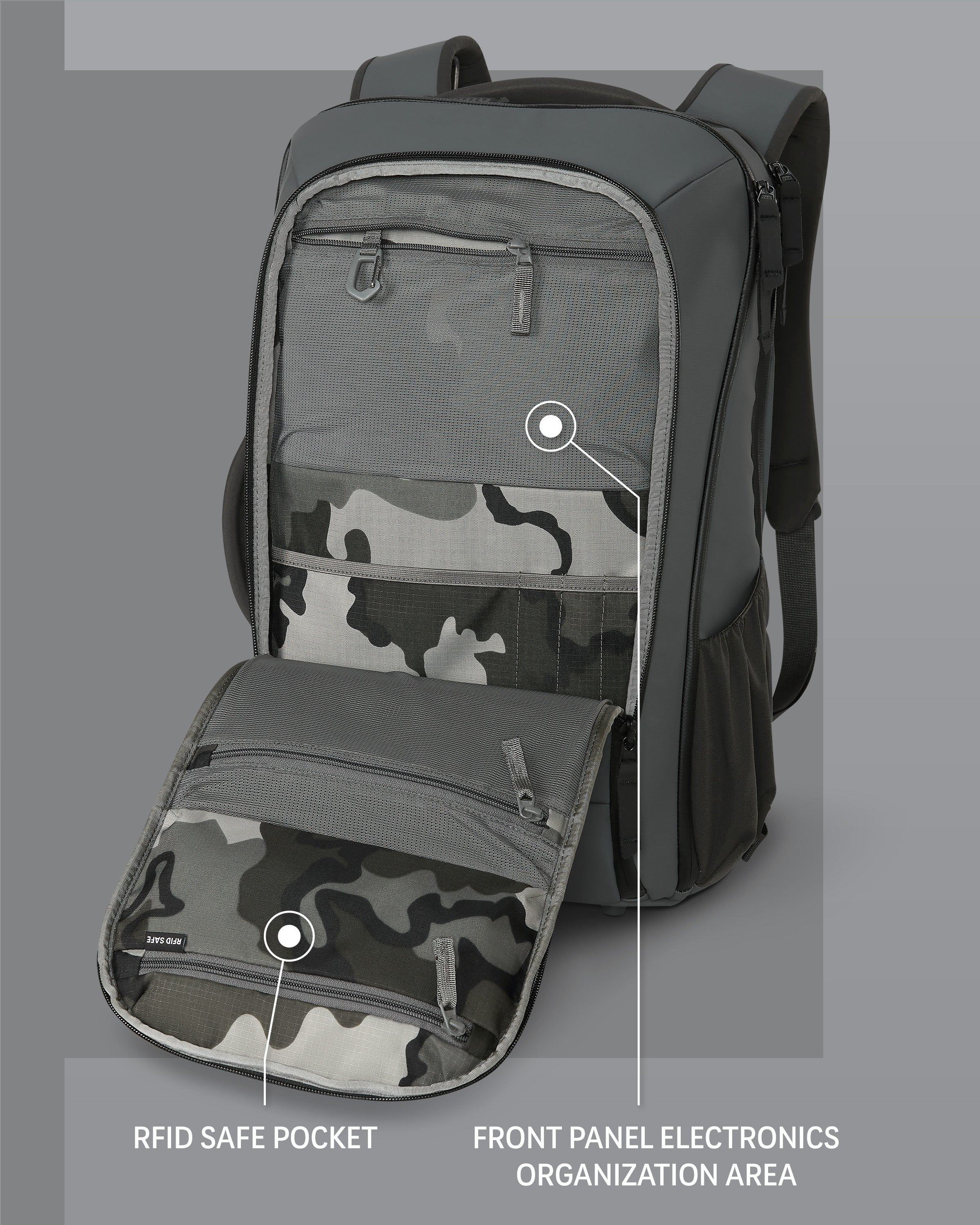 Waypoint Travel Backpack | Black - Image 3