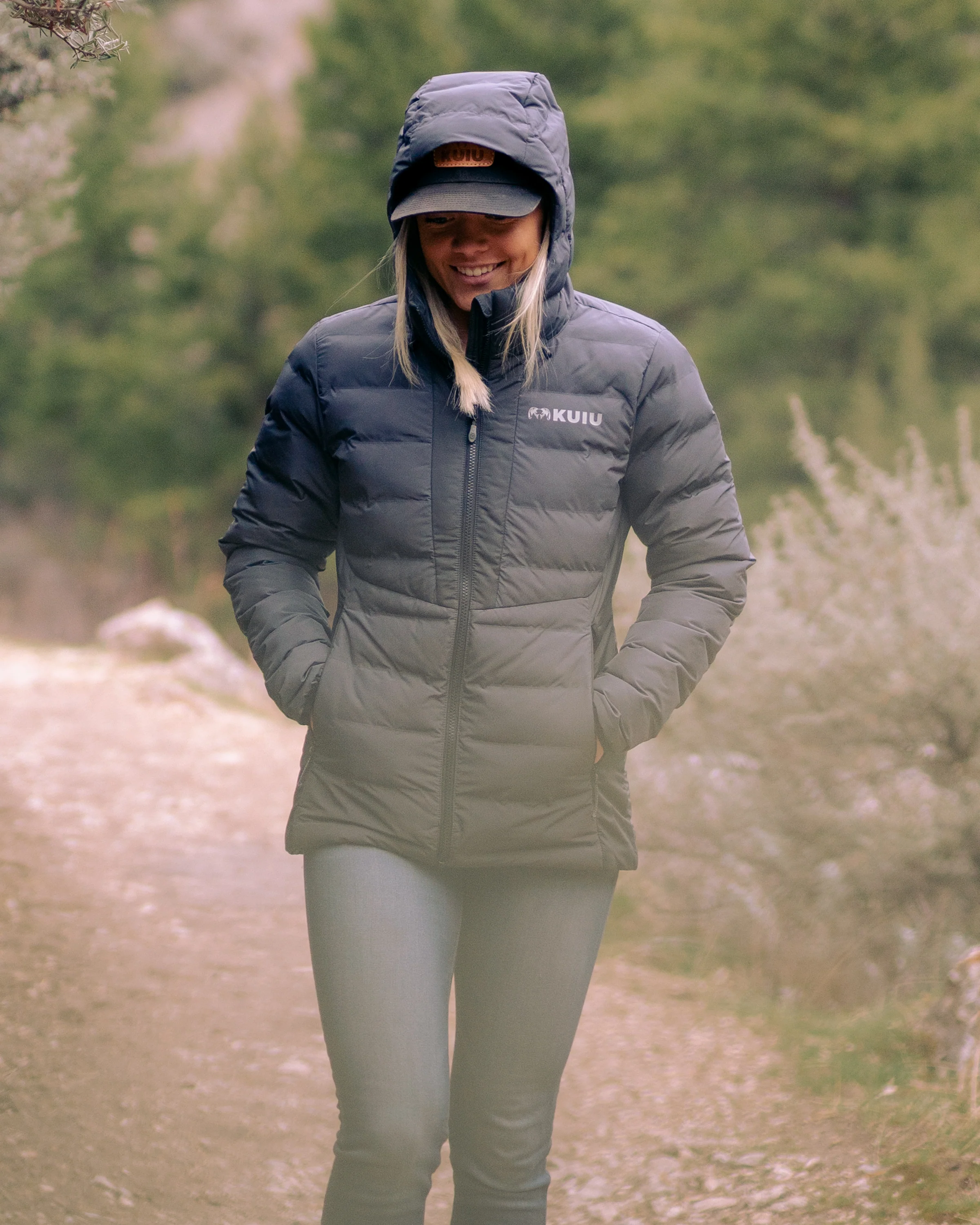 Women's Elements Hooded Jacket | Ash - Image 4