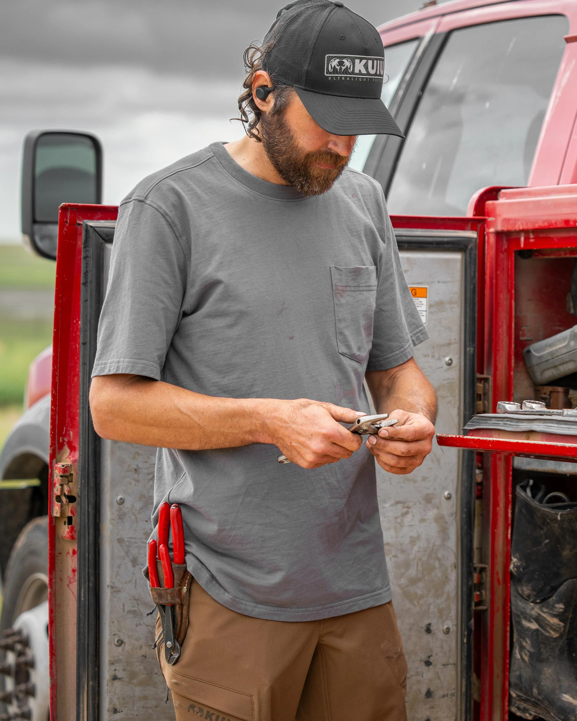 Workgrade SS Pocket Crew | Black - Image 6