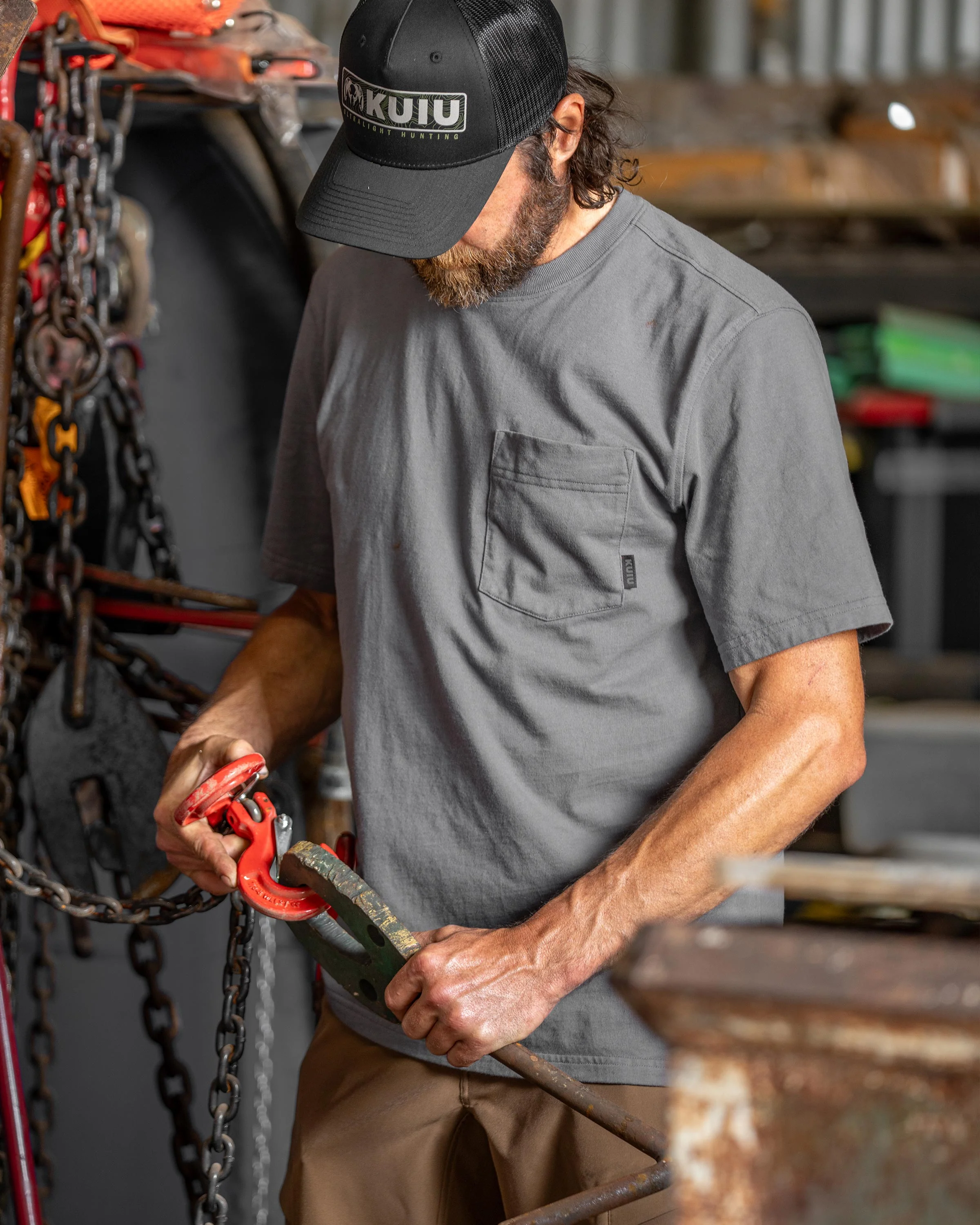 Workgrade SS Pocket Crew | Black - Image 7